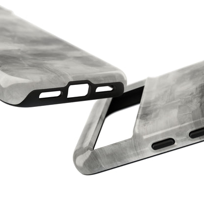 Stylish Phone Case for Tough Protection, Marble Grey Design, Customizable Gift for Her, Unisex Mobile Accessory, Birthday Present, [...] - TRV