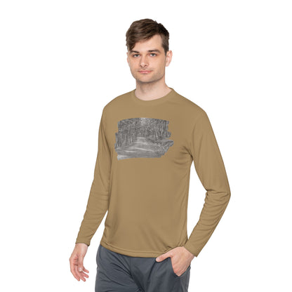 Unisex Long Sleeve Tee - Nature Inspired Design, Comfortable Graphic Shirt for Outdoor Lovers, Casual Wear, Gift for Nature [...] - TRV