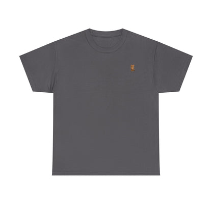 Brown kitten graphic T-shirt for cat lovers, featuring a cute cat print on a comfortable Printify T-shirt.