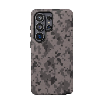 Camouflage Gray Digital Camo Tough Phone Case - view 74
