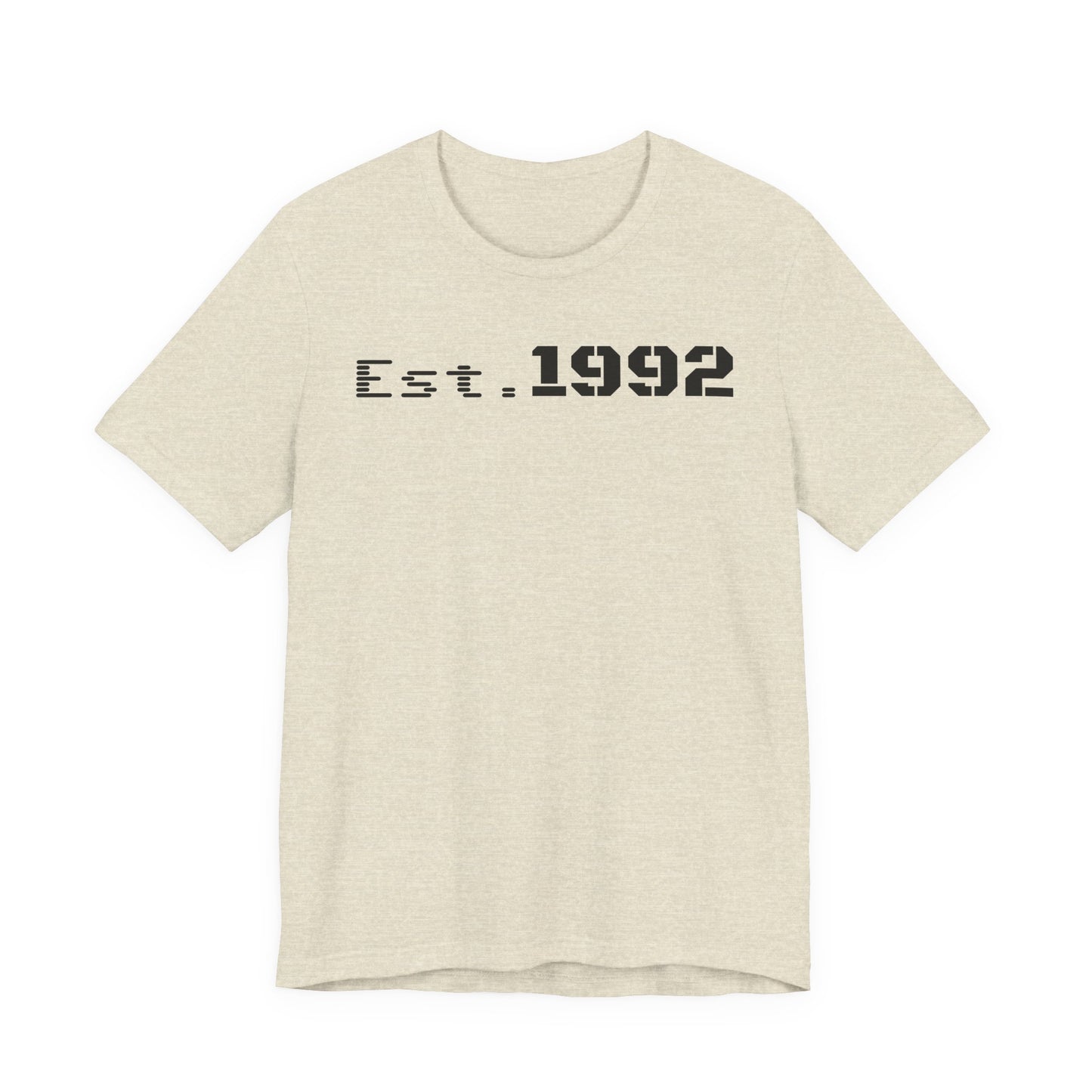 Est. 1992 Unisex Jersey Tee - Retro Birthday Gift, Casual Wear, Cool Vintage T-Shirt, Gift for Him, Gift for Her - TRV