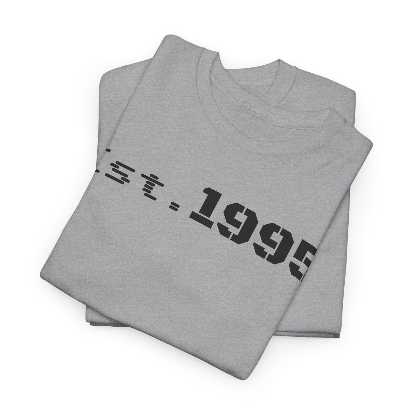 Unisex Heavy Cotton Tee - Est. 1995, Vintage Birthday Gift, Customizable Tee, Retro Unisex Shirt, Casual Everyday Wear