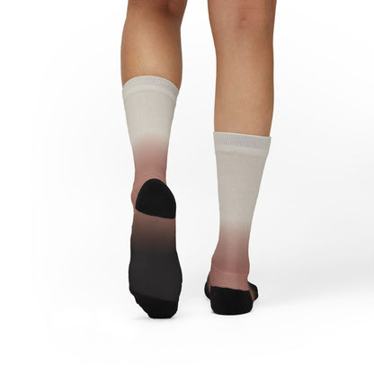 Neutral Ombre Gradient Socks | Sublimation Socks