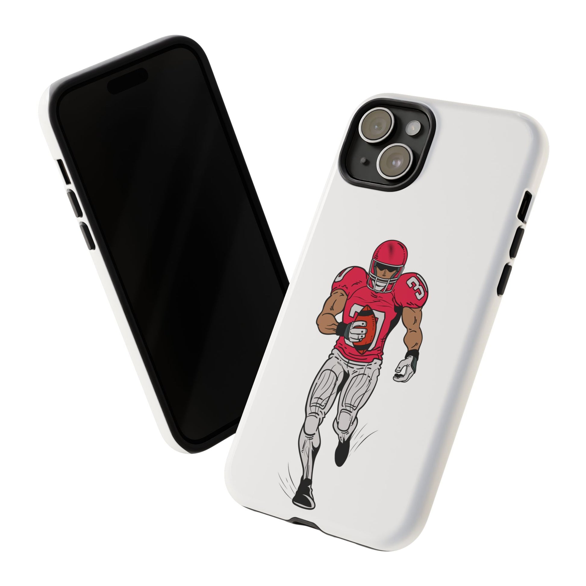Football Player Tough Case, Sports Phone Cover, Athlete Gift, Tough Phone Case, Fall Sports, Football Lover's Accessory - TRV