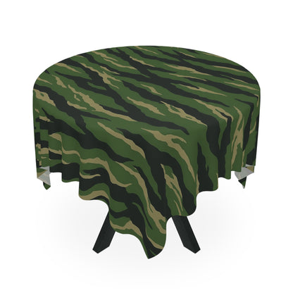 Camo Print Tablecloth - Rustic Dining Decor, Outdoor Parties, Military Theme, Table Cover, Home Table Decor