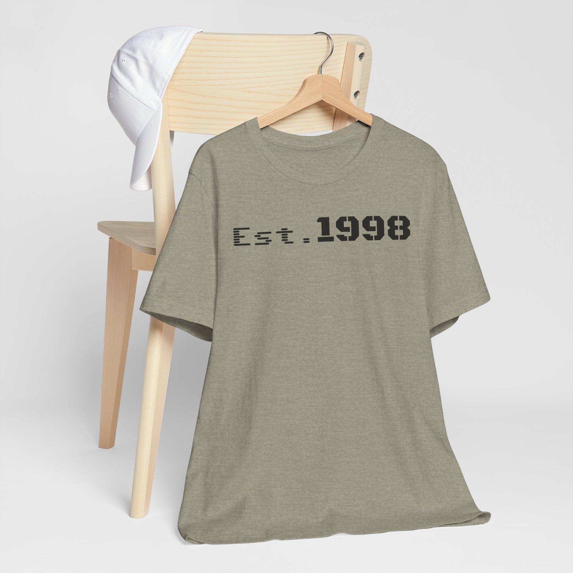 Vintage Est. 1998 Tee - Retro Unisex Shirt for Birthdays, Gifts, Everyday Wear, Casual Style, Nostalgia - TRV