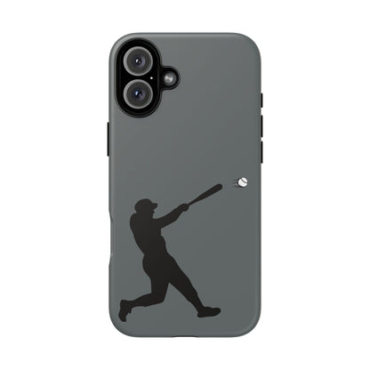 Printify baseball batter phone case showing a durable protective smartphone cover with a baseball-themed design.