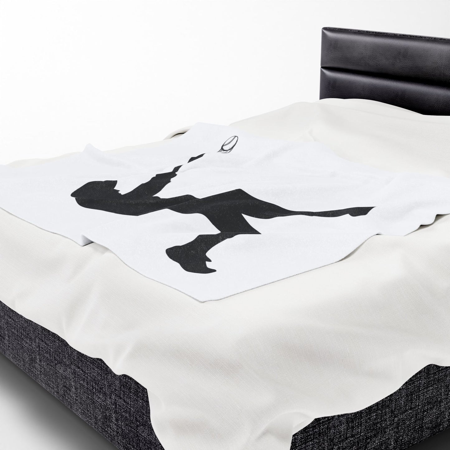 Baseball Velveteen Plush Blanket, Cozy Sports Throw, Soft Blanket for Fans, Great Gift for Baseball Lovers, Home Decor - TRV