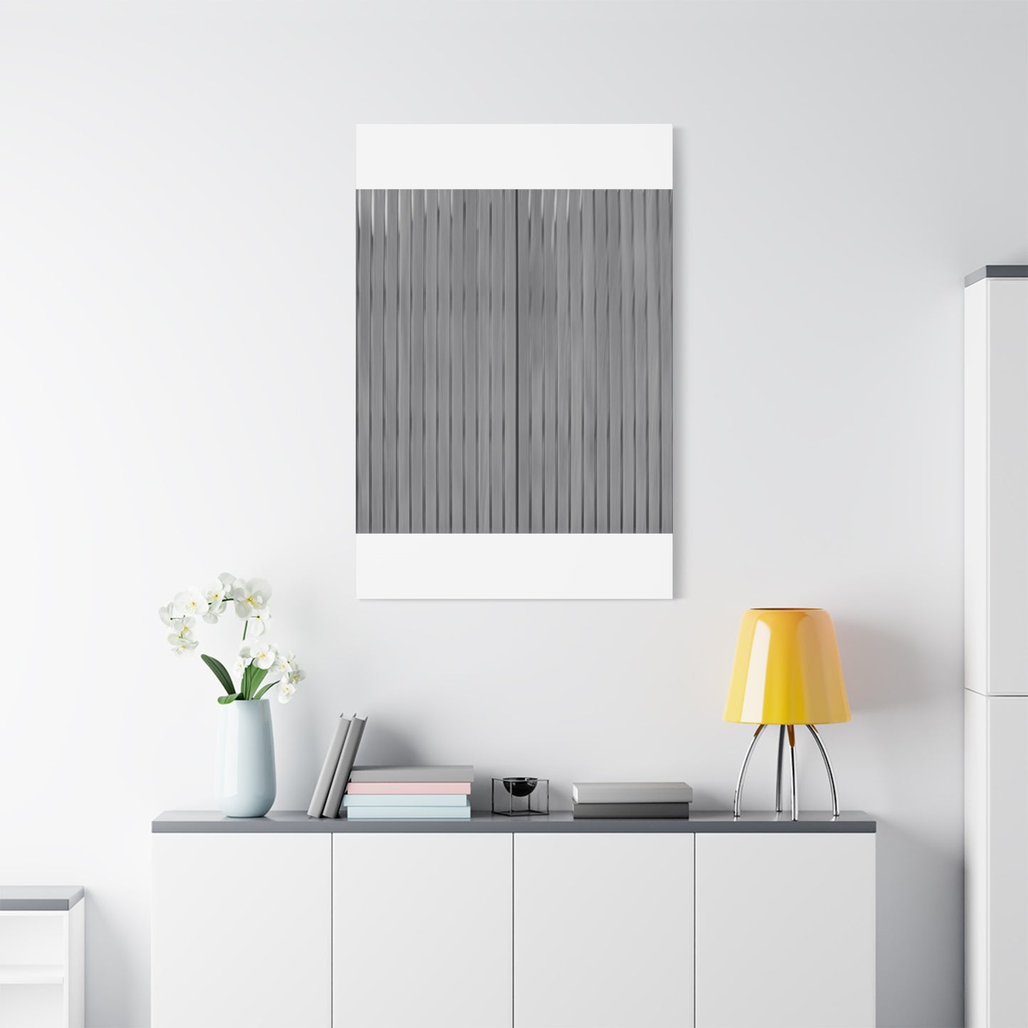 Modern Striped Canvas Art - 1.25" Stretched Wall Decor - TRV