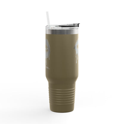 Stylish Insulated Travel Mug - 40oz with Edgy Design for Coffee Lovers