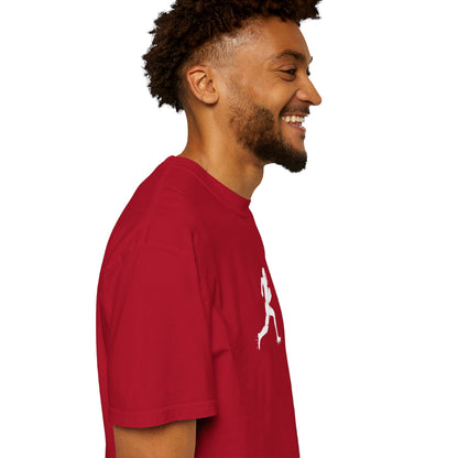 Sporty Unisex Garment-Dyed T-Shirt with Football Player Graphic, Activewear, Casual Wear, Gift for Runners, Fitness Apparel, Everyday Style