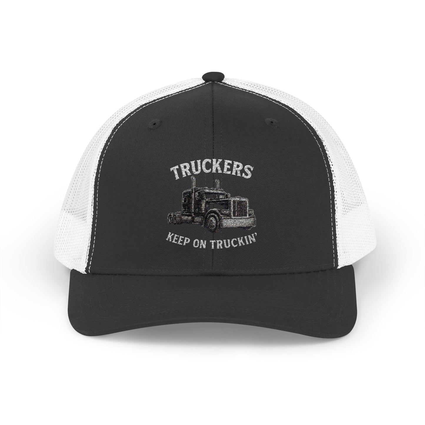 Truck Driver Snapback Cap, Mesh Trucker Hat, Cool Casual Hat, Perfect Gift for Drivers, Trucking Enthusiasts, Outdoor Style - TRV