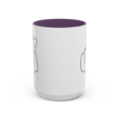 K-Pop Accent Mug - Love Gesture Design (11oz, 15oz), Korean Pop Coffee Cup, K-Pop Lover Gift, Cute Drinkware, Unique Mug