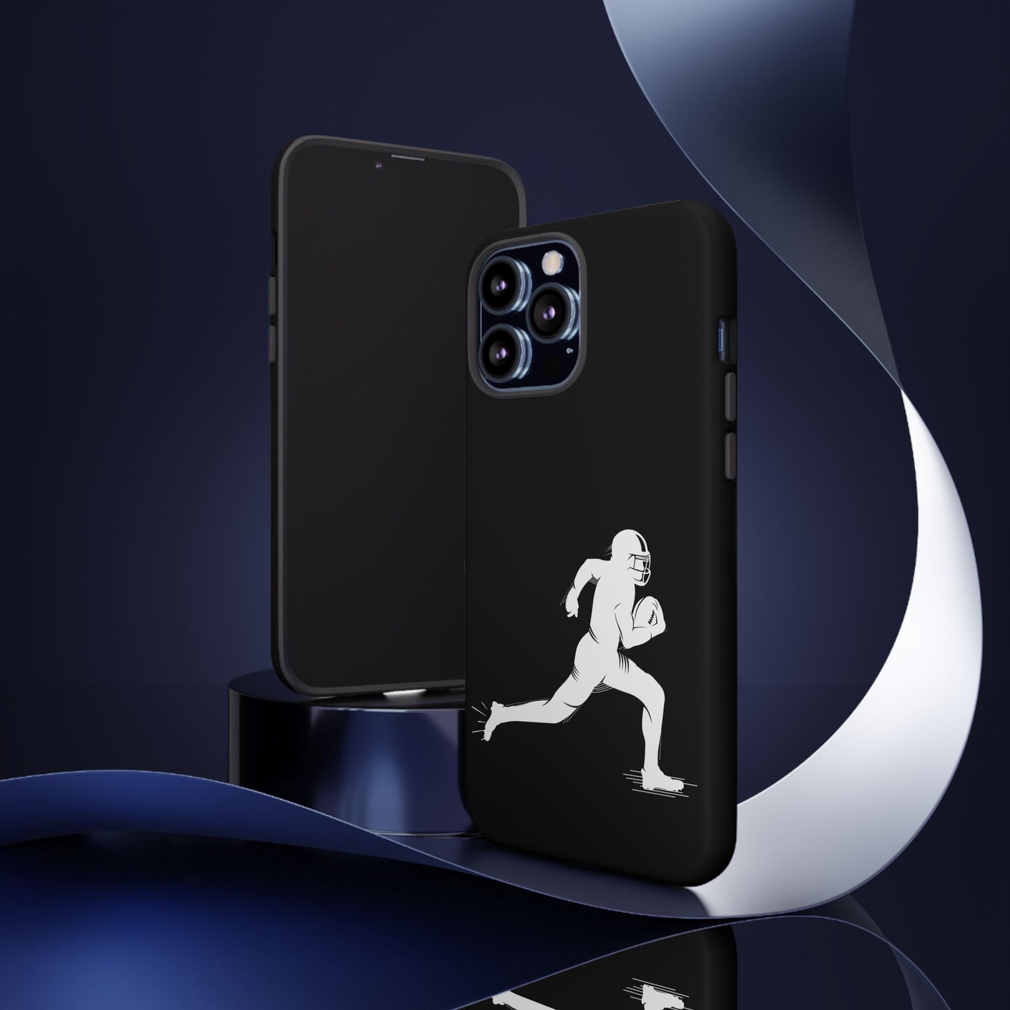Football Player Phone Case, Tough Cases, Sports Phone Cover, Gift for Athletes, iPhone & Samsung Accessories, Running Player Design - TRV