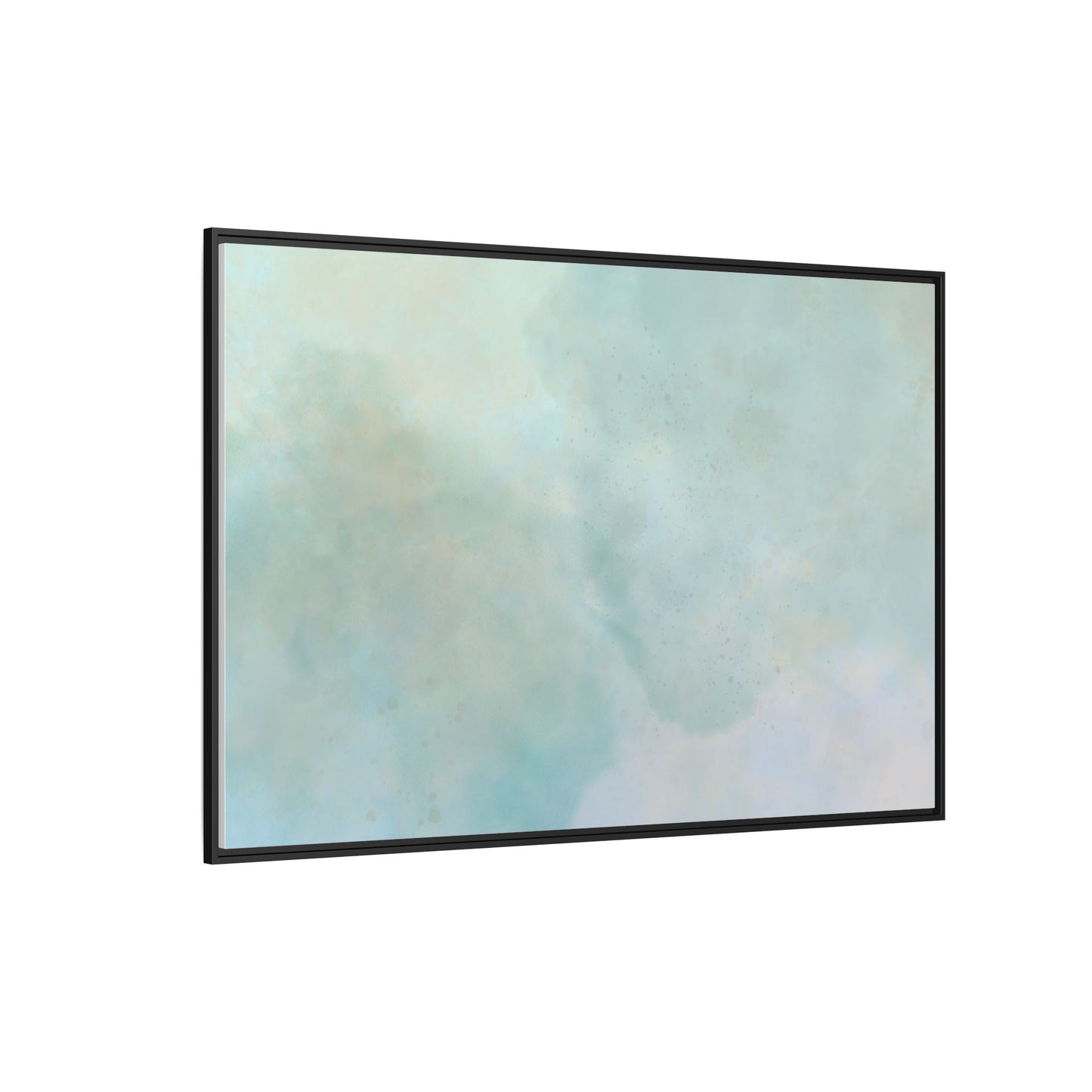 Soft Abstract Pastel Watercolor Matte Canvas