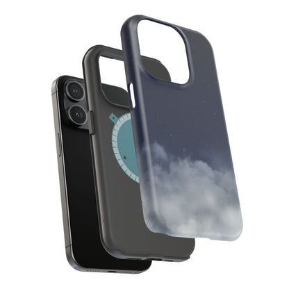 Night Sky Magnetic Impact-Resistant Phone Case — Foggy Cloud Design