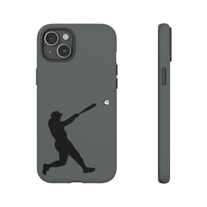Printify baseball batter phone case, tough protective smartphone cover with baseball design for fans.
