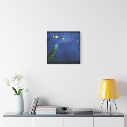Starry Night Vortex Matte Canvas Stretched 1.25" | Impasto Brushstroke Reproduction