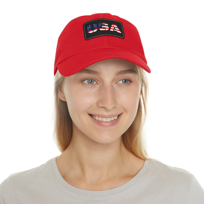 Dad Hat with USA Leather Patch - TRV