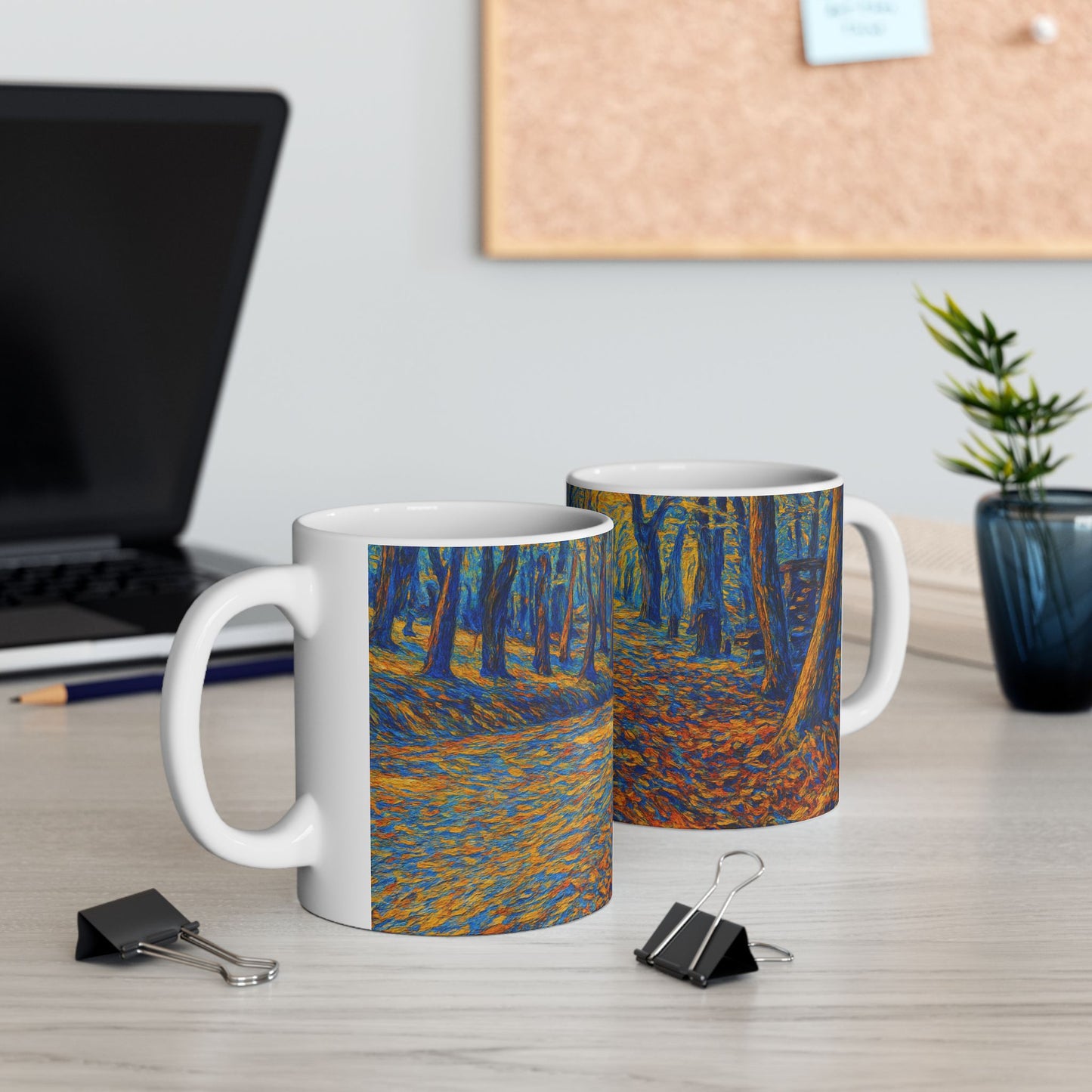 Colorful Abstract Pathway Ceramic Mug - TRV