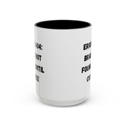 Error 404 Coffee Mug - Perfect for Your Daily Brew, Gift for Programmers, Humor for Coffee Lovers, Office Desk Decor, Nerdy Kitchenware
