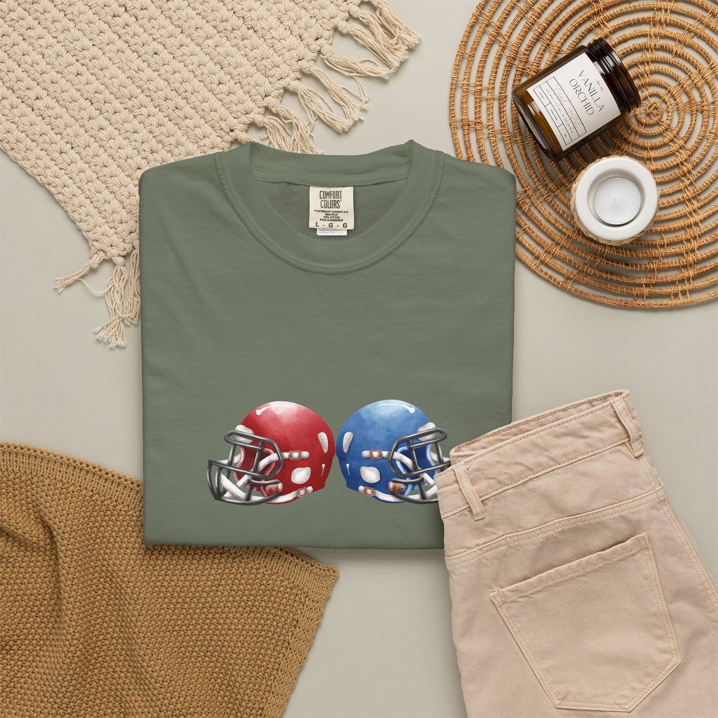 Unisex Football Rivalry T-Shirt - Perfect Gift for Game Day, Sports Fans, Tailgating, Football Season, Team Spirit Gear