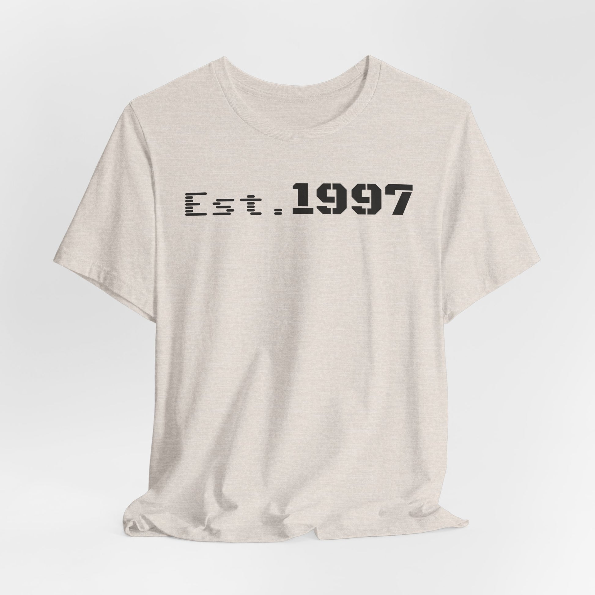 Vintage Est. 1997 Unisex Tee, Gift for Birthdays, Celebrations, Casual Wear, Retro Fashion, Cool Graphic T-Shirt - TRV