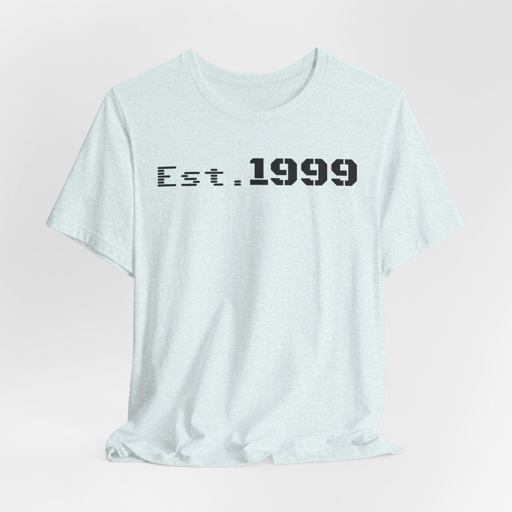 Established 1999 Unisex Tee | Vintage Birth Year Shirt, Casual Birthday Gift, Personalized Family Reunion Apparel, Retro Style [...] - TRV