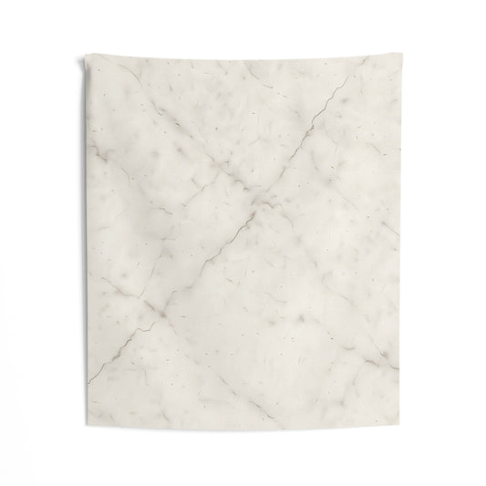 Indoor wall tapestry featuring a neutral stone marble vein pattern, ideal for modern home decor and wall accents.