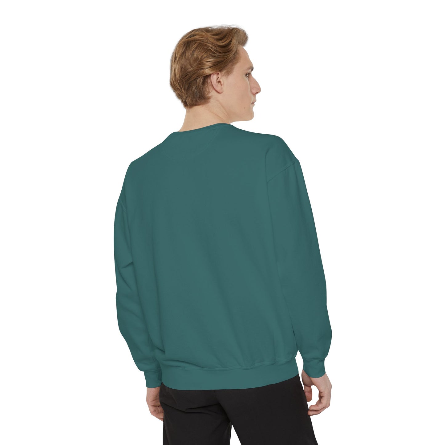 Minimalist Unisex Sweatshirt with Hand Design - Cozy & Stylish