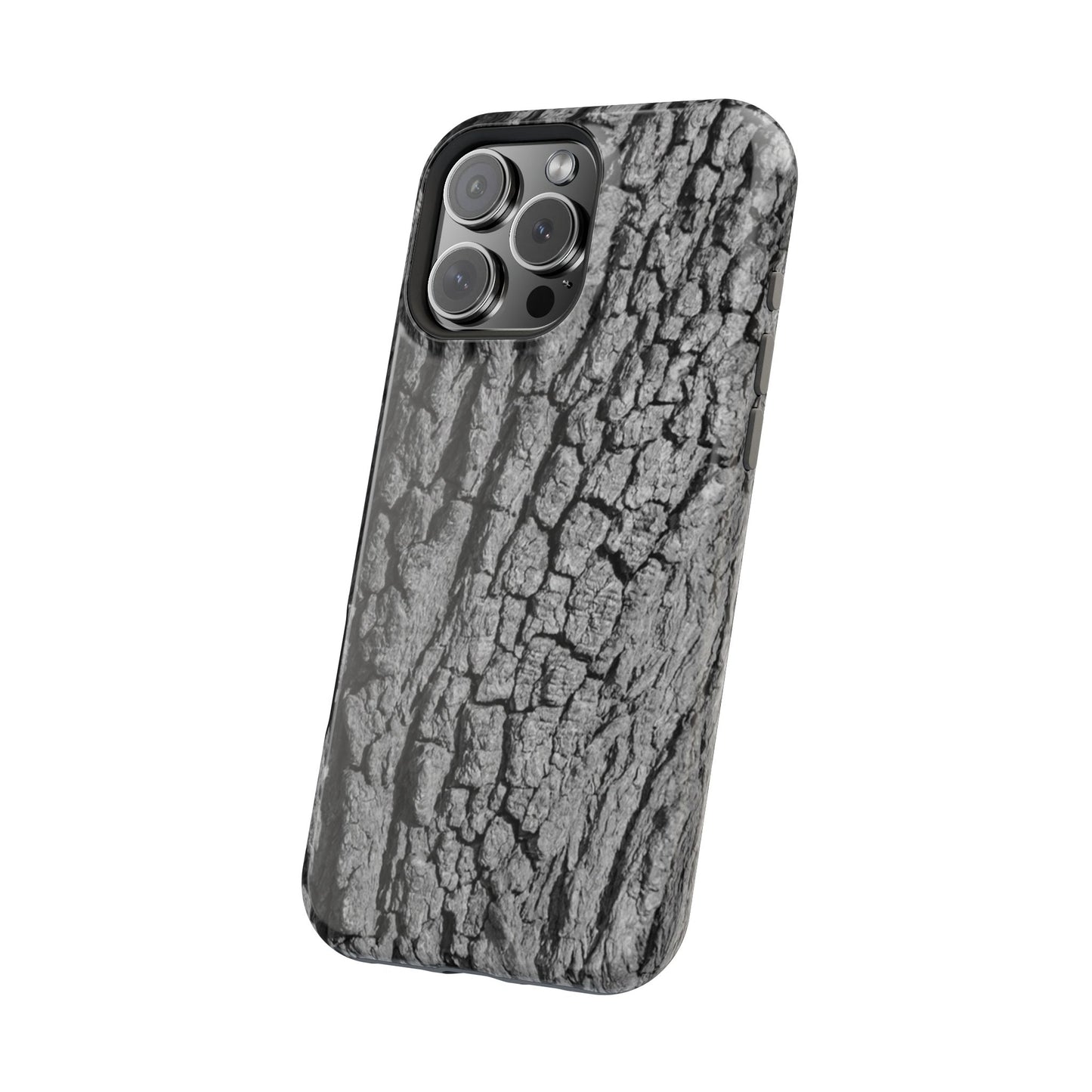 Bark Texture Magnetic Impact Phone Case