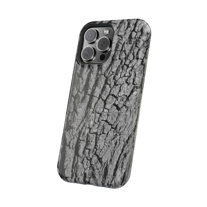 Bark Texture Magnetic Impact Phone Case