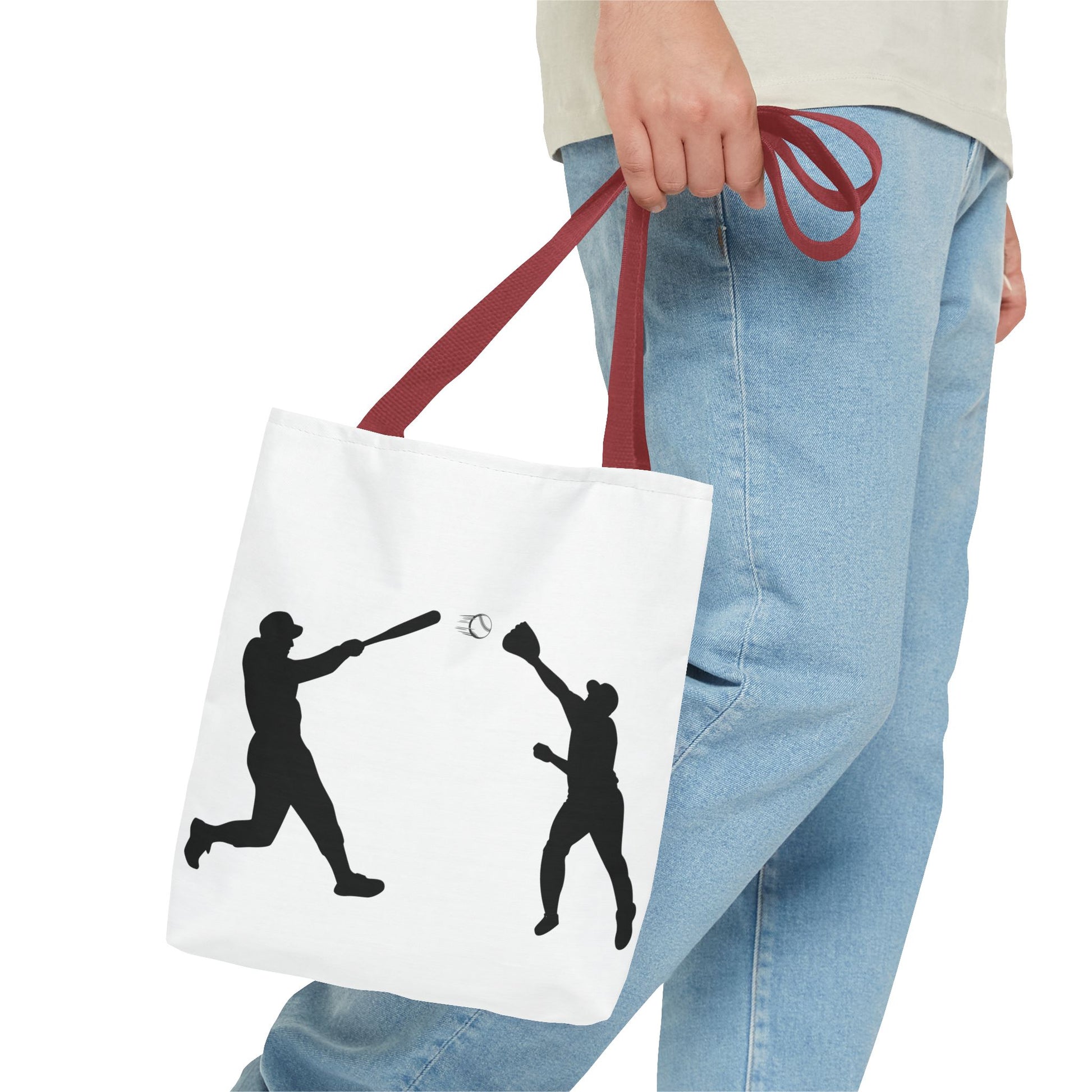 Baseball Tote Bag, Perfect for Sports Fans, Great Gift for Players, Ideal for Game Days, Accessory for Summer Outings - TRV