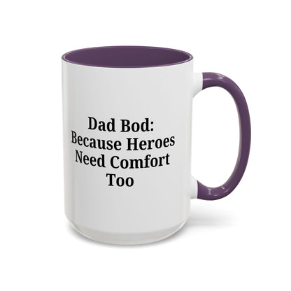 Dad Bod Coffee Mug - Perfect Gift for Fathers, Comfort Mug, Dad Humor, Father's Day Gift, Coffee Lovers - TRV