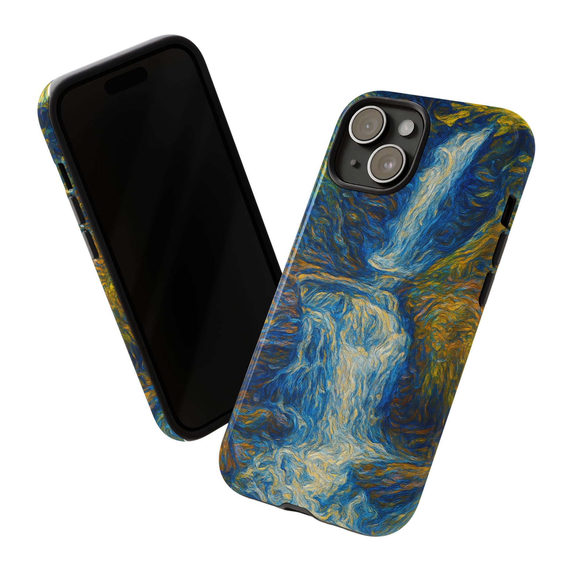 Artistic Phone Case - Waterfall Design, Unique Gift, Phone Accessory, Nature Lover, Original Artwork - TRV