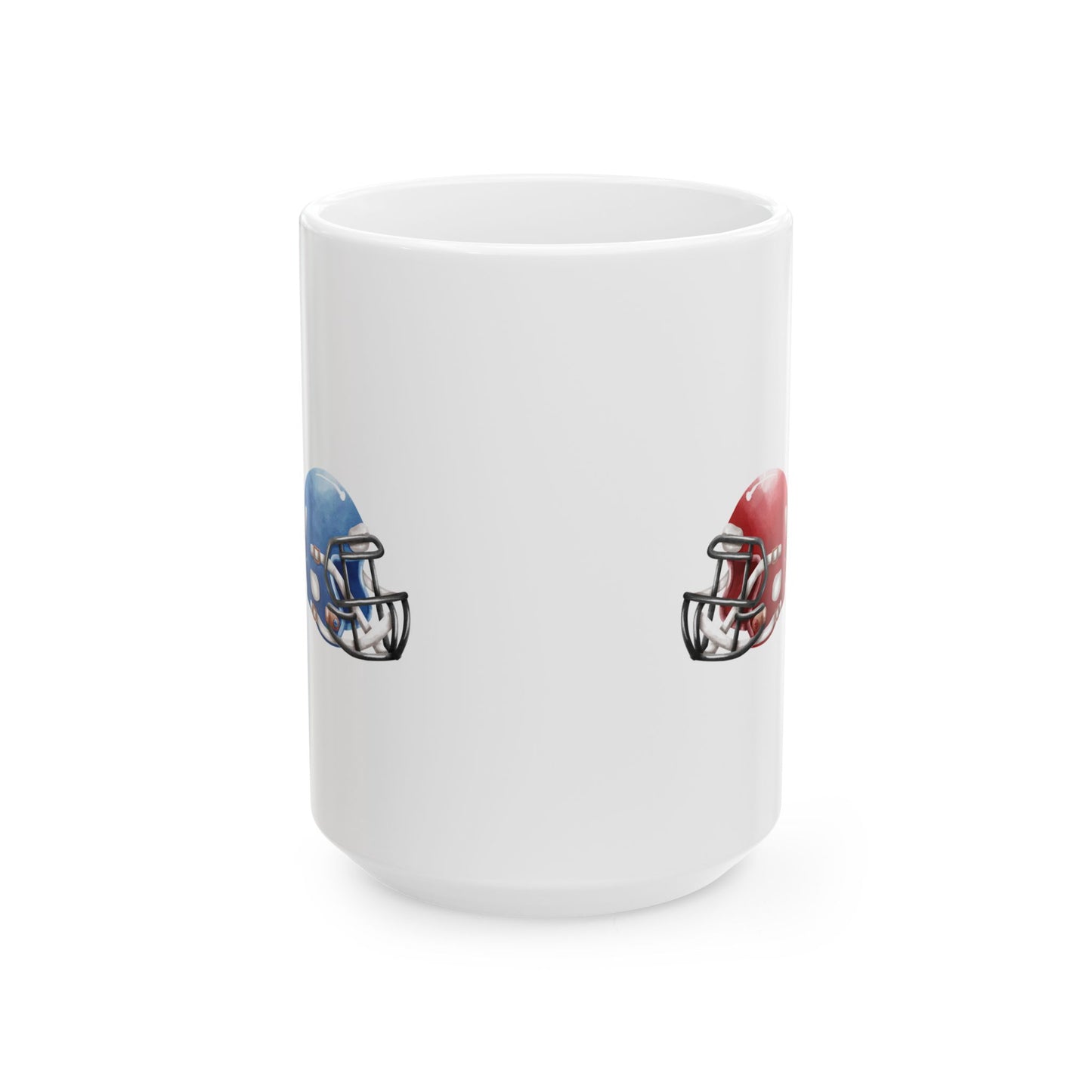 Football Fan Ceramic Mug | 11oz, 15oz | Perfect for Game Day, Sports Enthusiasts, Gifts, Tailgating, Team Celebration - TRV