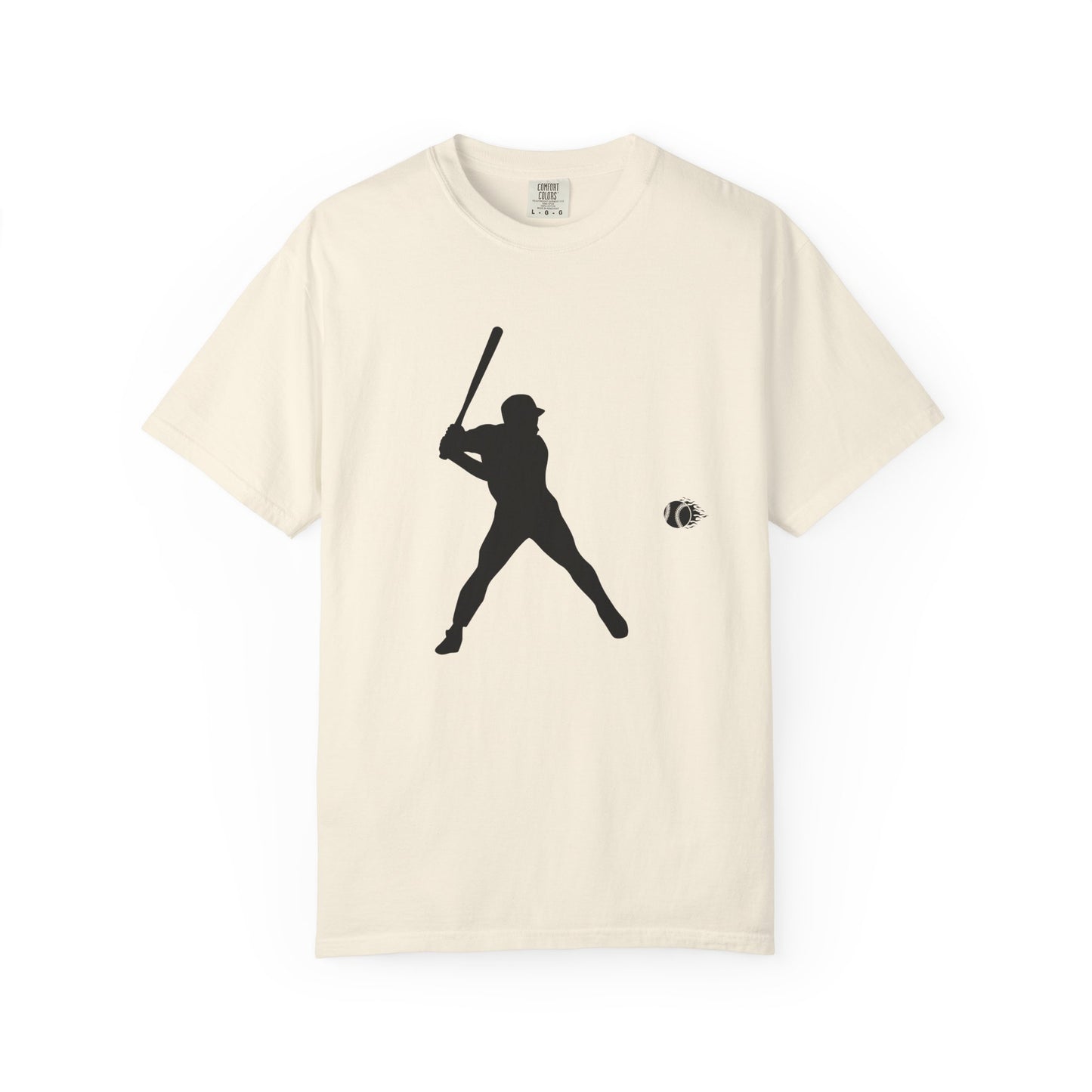 Unisex Baseball Silhouette Tee, Casual Wear, Sports Fan Apparel, Gift for Athletes, Summer Outing Outfit, Soft Cotton Shirt