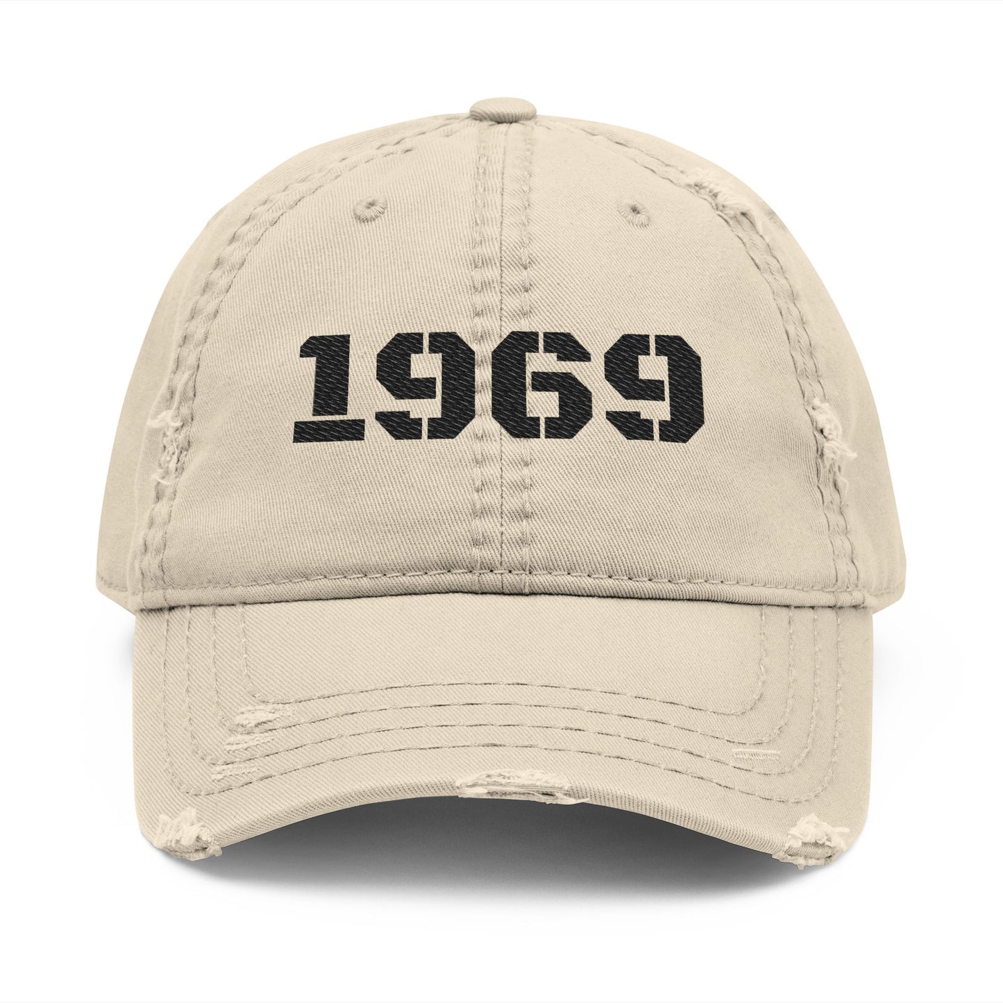 Vintage Distressed Dad Hat | 1969 Embroidered Cap for Casual Style, Birthday Gift, Father's Day, Everyday Wear - TRV