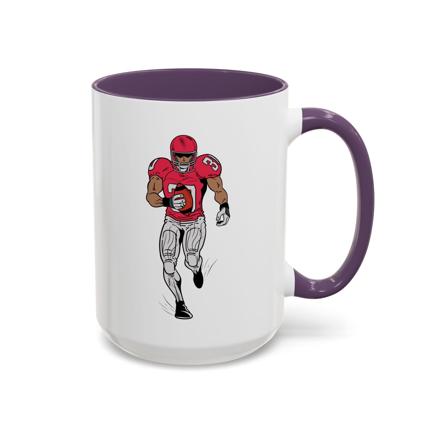 Football Player Coffee Mug, Sports Fan Gift, Motivational Coffee Cup, Game Day Mug, Unique Sports Merchandise