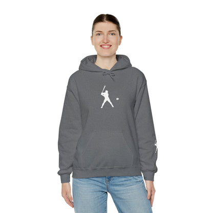 Sporty Unisex Baseball Hooded Sweatshirt, Casual Hoodie for Athletes, Perfect for Gifts, Comfy Streetwear, Ideal for Sports Events, Personal Use - TRV