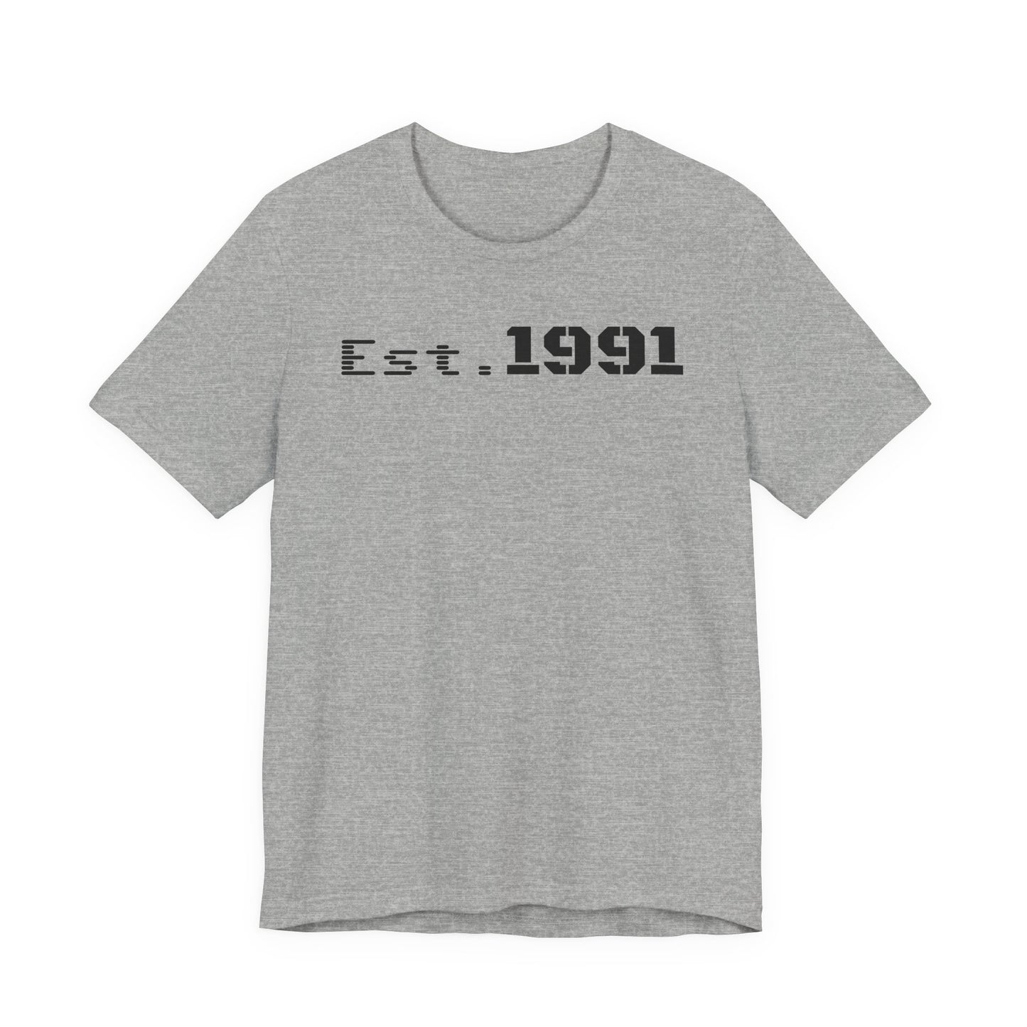 Established 1991 Unisex Jersey Tee | Vintage Anniversary Gift | Casual Wear, Birthday Shirt, Retro Style, Statement Tee, Gift for Him/Her - TRV