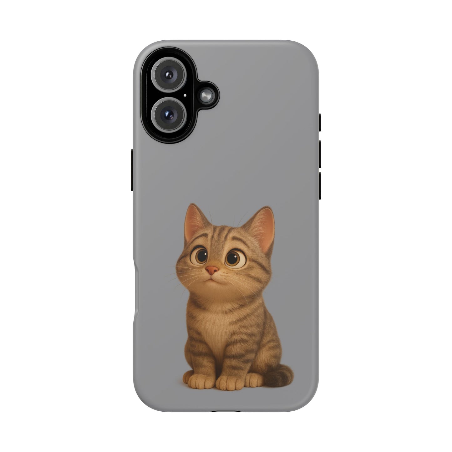 Cute Cat Phone Case, Kawaii Pet Accessory, Gift for Cat Lovers, Animal Phone Cover for Kids, Unique Kitty Design, Birthdays, Holidays - TRV