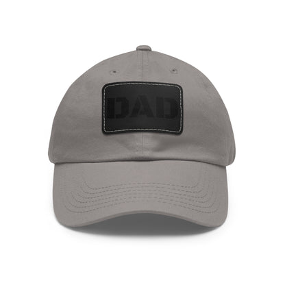 Stylish Dad Hat with Leather Patch | Perfect Gift for Fathers Day, Casual Wear, Dad's Birthday, Outdoor Activities