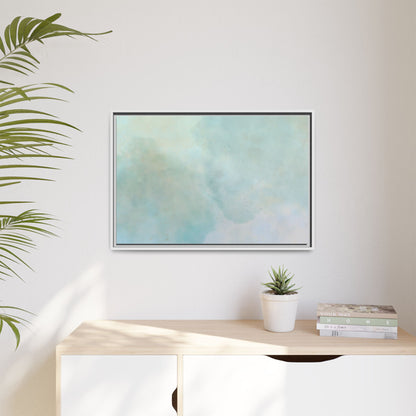 Soft Abstract Pastel Watercolor Matte Canvas