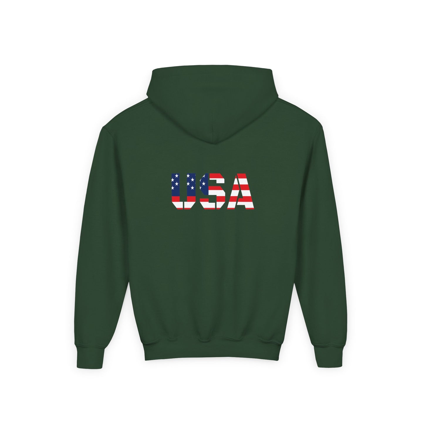USA Flag Youth Hoodie, Youth Sweatshirt, Cool Hoodie for Kids, American Pride Apparel, Comfortable Boys and Girls Sweatshirt