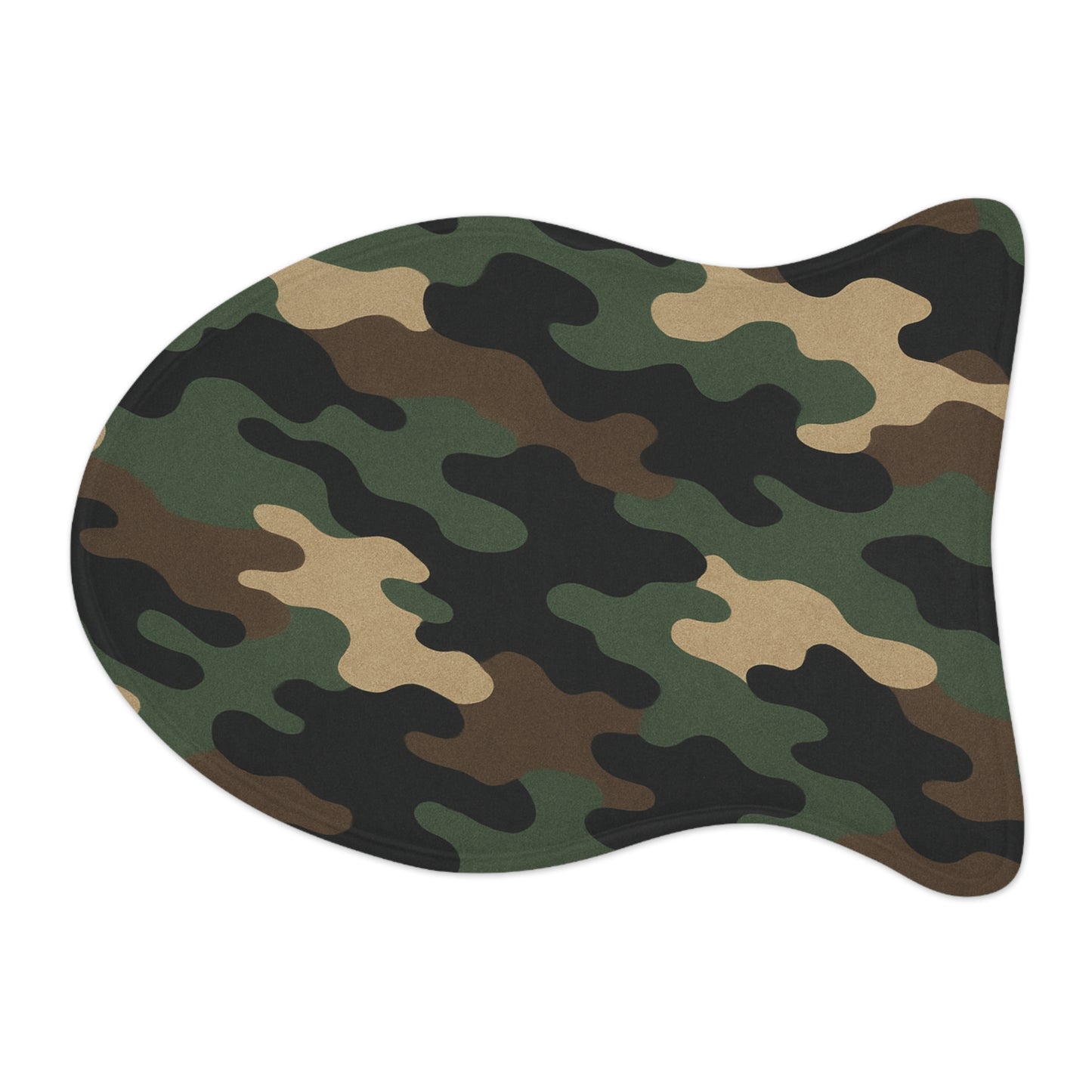 Camo Pet Feeding Mat — Waterproof Non‑Slip Placemat for Dogs & Cats