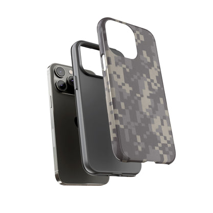 Camouflage tough phone case by Printify featuring rugged digital camo pattern and durable protective cover for smartphones.