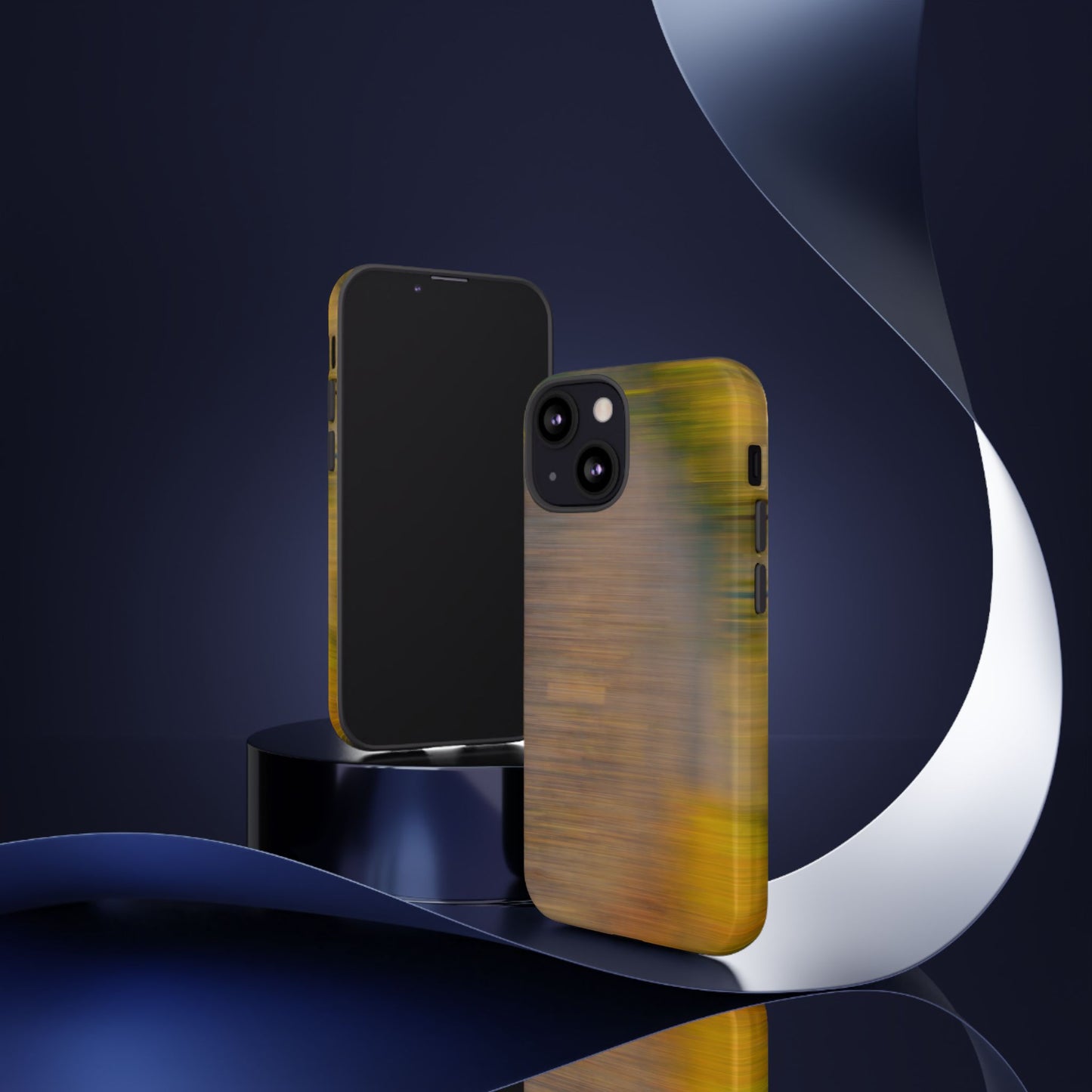 Autumn Blur Tough Phone Case — Fall Colors Protective iPhone Cover