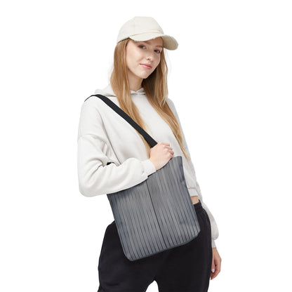 Stylish Gray Striped Tote Bag for Everyday Use - TRV