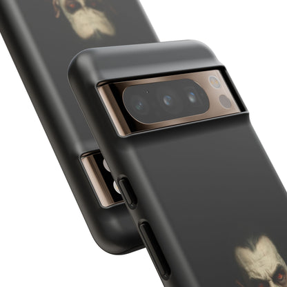 Gothic vampire portrait phone case for iPhone featuring a dark Dracula horror design by Printify.